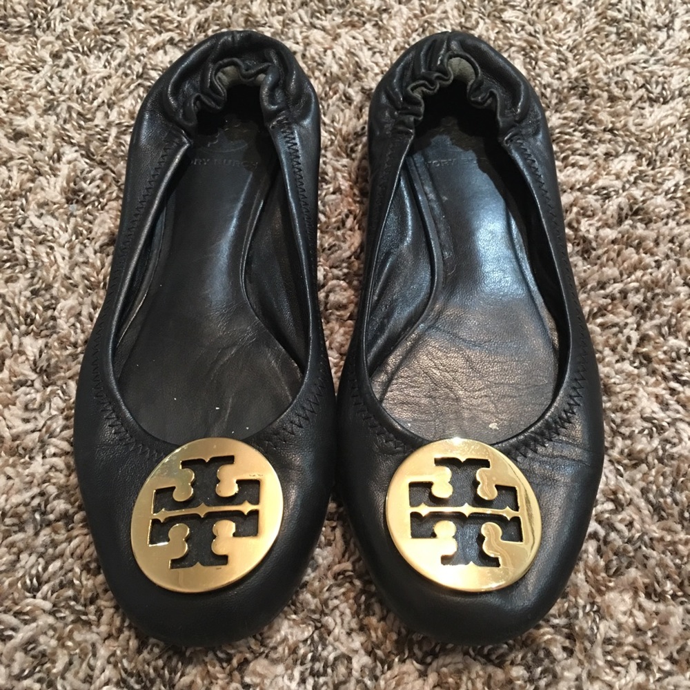 Tory Burch Black ballet flats sz 7.5